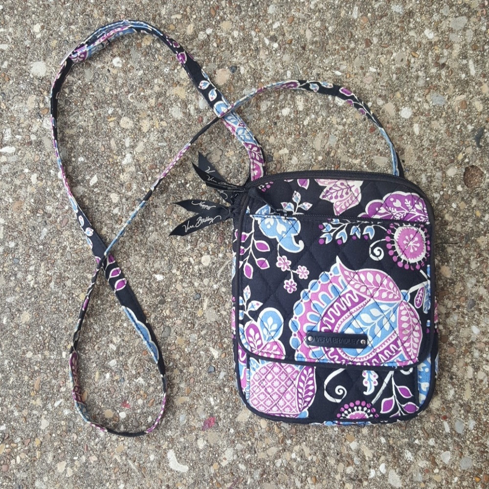 Vera Bradley Alpine Floral Crossbody Bag Purse